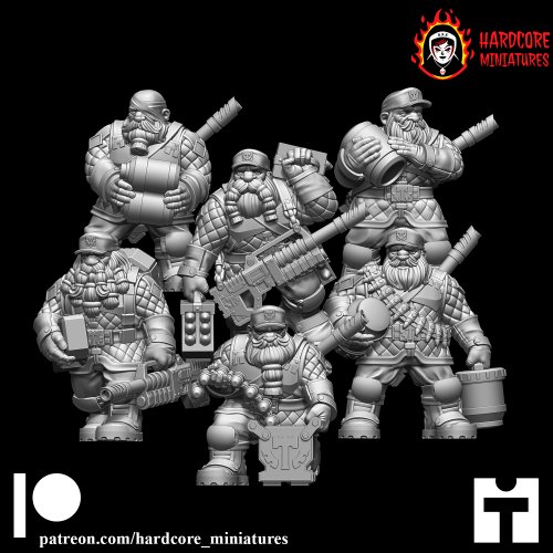 Space Dwarves Loaders For Heavy Guns