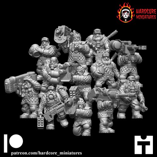 Space Dwarves Heavy Support Team