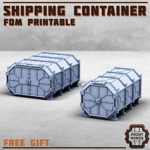 () Shipping Containers X2 For Fdm