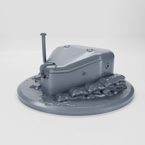 Objective Marker#22 For Bolt Action (Diameter 60mm) (Scale 1:56)